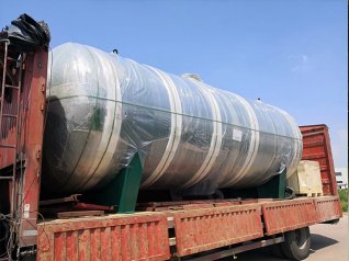 忻州出口卧式储气罐发货中